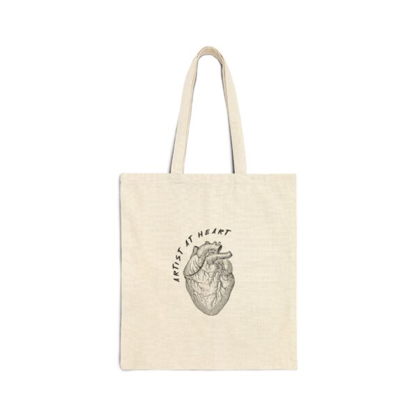 Artist at Heart Cotton Canvas Tote Bag - Image 2