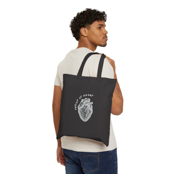 Artist at Heart Cotton Canvas Tote Bag - Image 8